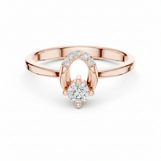 Open Oval Natural Diamond