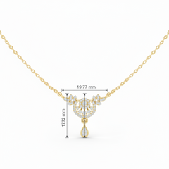 Modern Geometric Leaf Drop