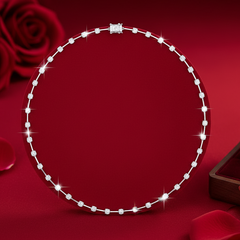 Dainty Gold Bezel Diamond Choker