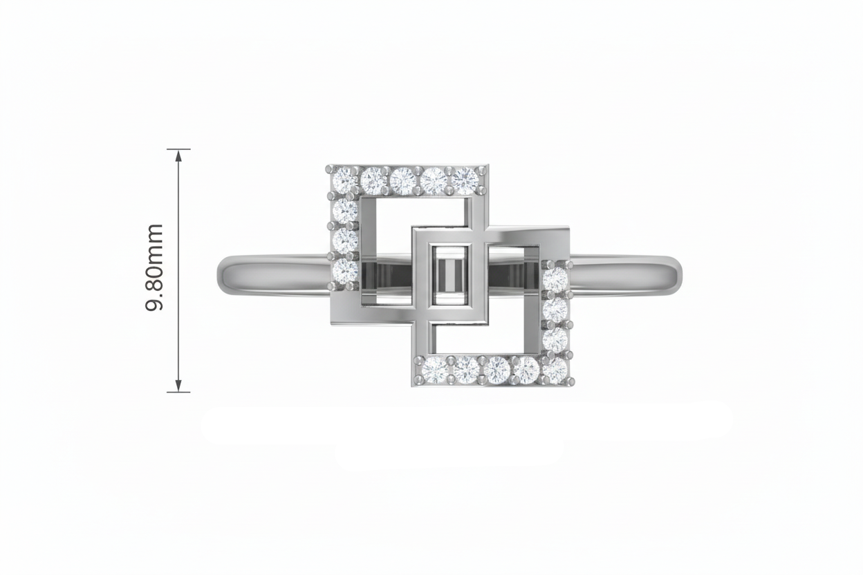 Interlinked Square Interlinked Square – Happy Jewelers