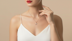 Diamond Starfish Pendant