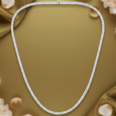 The Minimalist Diamond Tennis Necklace