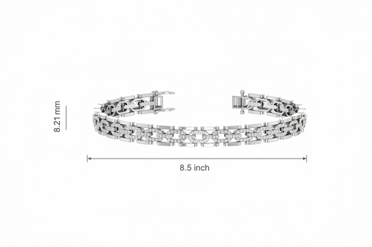 Modern Interlocking Diamond