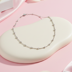 Dainty Diamonds-by-the-Yard Necklace