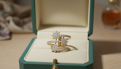 Minimalist Floral Cluster Wrap Ring