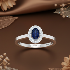 Natural Sapphire & Dia