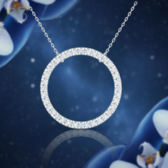 Circle of Life Diamond Necklace With Chain