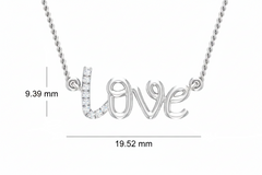 Dainty Script Love Letter
